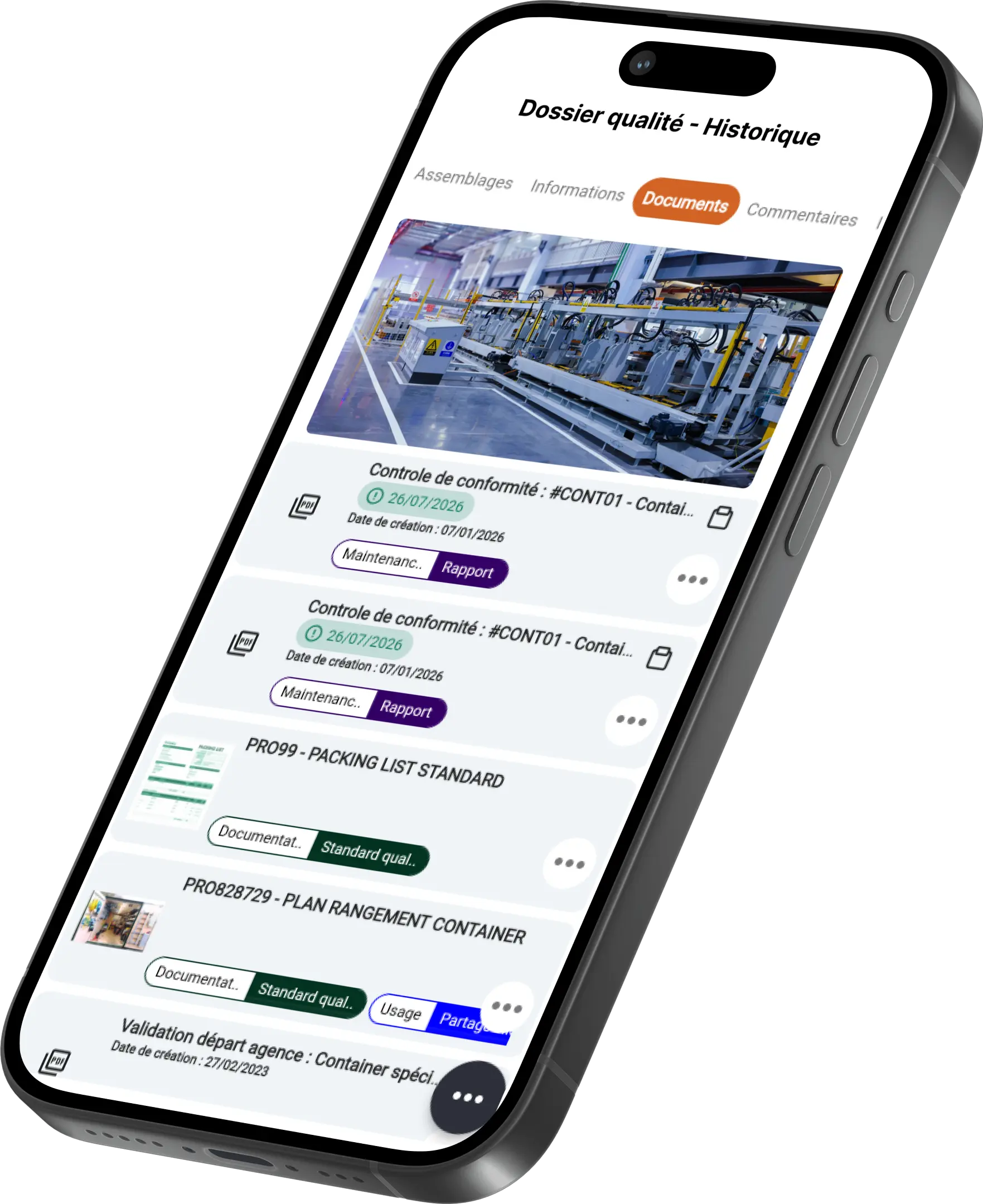 olome - Logiciel de gestion industrielle